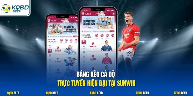 Bảng kèo cá độ trực tuyến hiện đại tại Sunwin