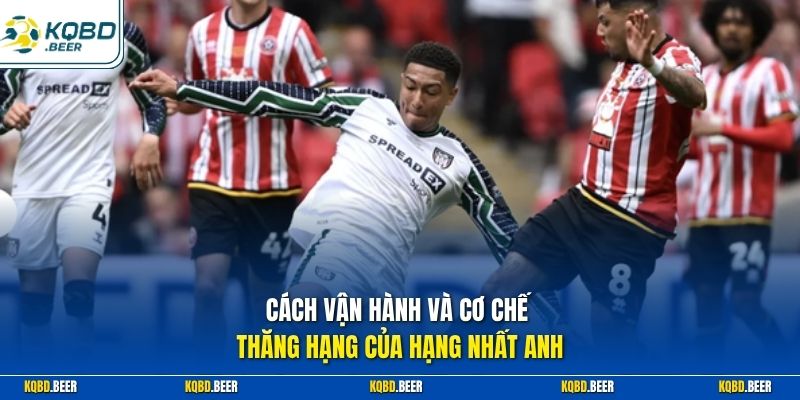 Cách vận hành và cơ chế thăng hạng của Hạng nhất Anh