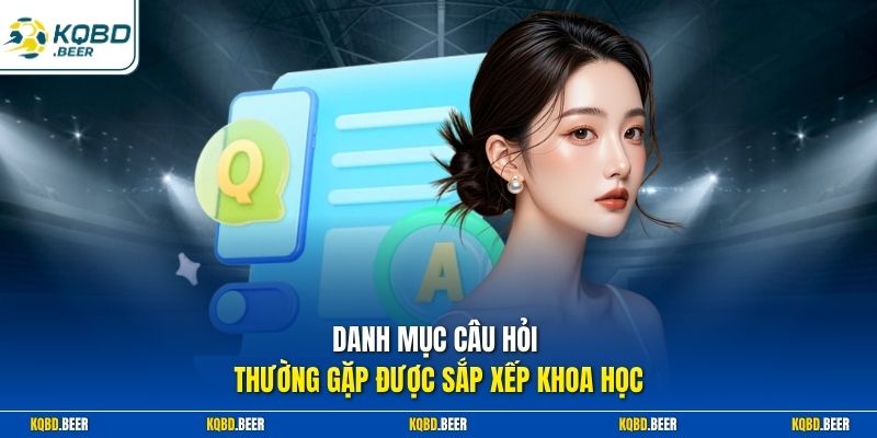 Danh mục câu hỏi thường gặp được sắp xếp khoa học