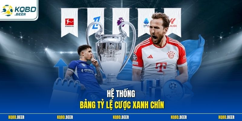 Hệ thống bảng tỷ lệ cược xanh chín