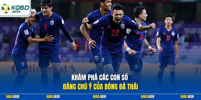 Khám phá các con số đáng chú ý của bóng đá Thái