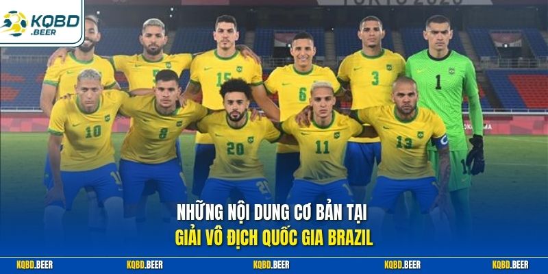 Những nội dung cơ bản tại giải vô địch quốc gia Brazil