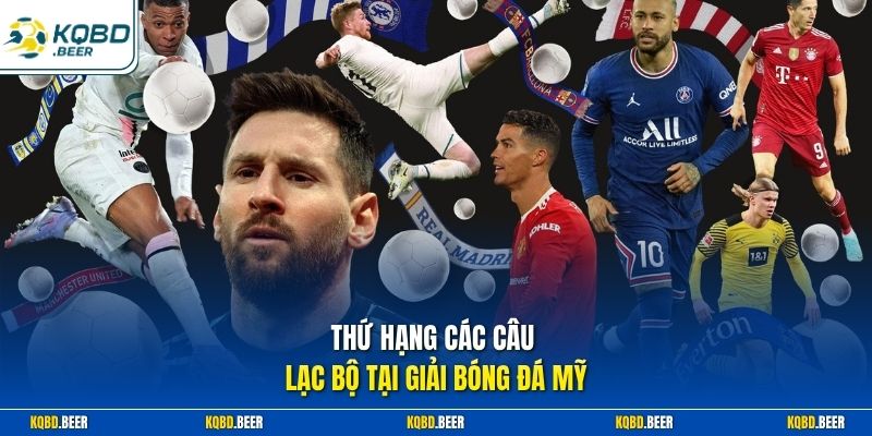 Thứ hạng các câu lạc bộ tại giải bóng đá Mỹ